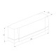 Короб для сетевого шнура Flat Magnetic 85131/00