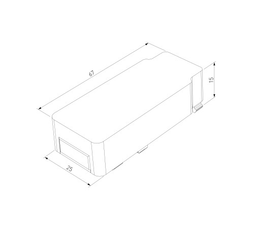 Ввод питания Flat Magnetic 85001/00