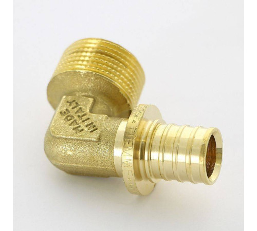 Угол аксиальный Uni-Fitt 20x3/4 НР латунь 745G7300