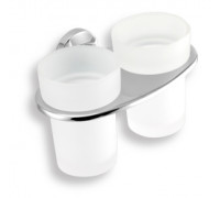 Держатель стаканов двойной NOVASERVIS Metalia 11 хром 0157.0