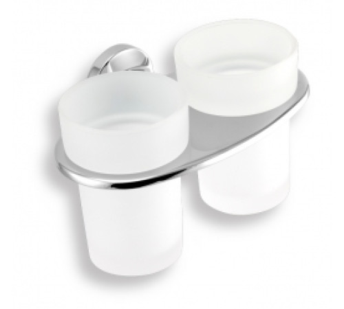 Держатель стаканов двойной NOVASERVIS Metalia 11 хром 0157.0