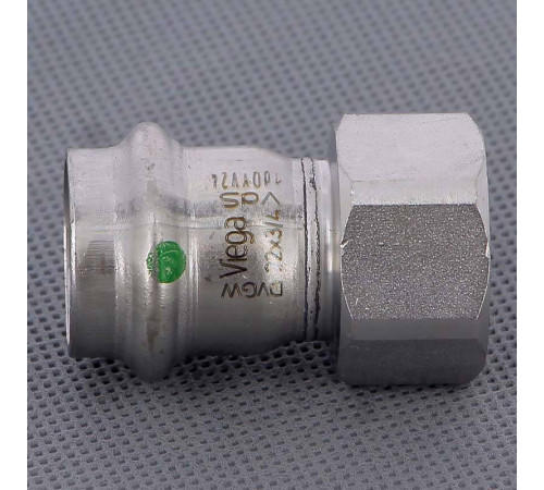 Муфта переходная пресс-В Viega Sanpress Inox нержавеющая сталь 22x3/4 436629