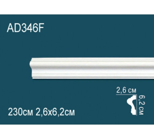 Молдинг Perfect AD346F полиуретановый гибкий 2000х40х20 мм AD346F