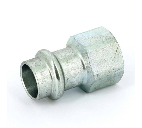 Муфта переходная пресс-В Viega Prestabo оцинкованная сталь 15x1/2 559557