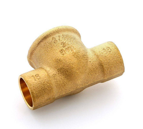 Тройник бронзовый под пайку Viega 18х3/4 ВР 157999