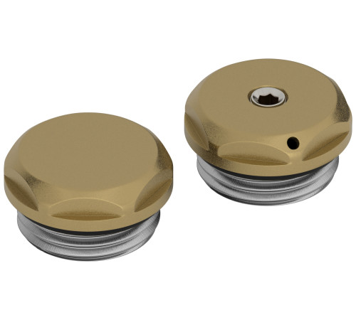 Спускной клапан с заглушкой Сунержа G 1/2 золотой шёлк матовый 32-1201-0000