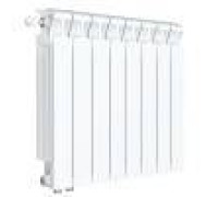 Радиатор биметаллический Rifar Monolit Ventil 500 7 секций левое подключение RAL 9016 rmvlf50007