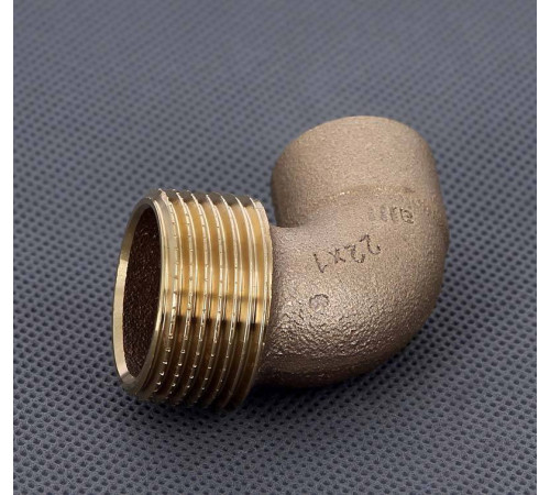 Угол 90° бронзовый Viega пайка-НР 22х1 144067