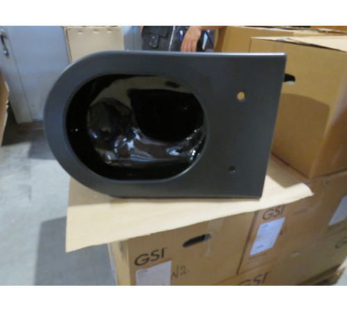 Уценка. Унитаз подвесной безободковый GSI Pura Swirlflush 550х360 мм черный матовый 881526_УЦ/2