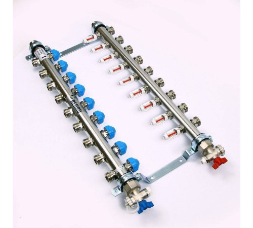 Коллекторная группа REHAU HKV-D 1 x 3/4 EK 9 выходов 208091