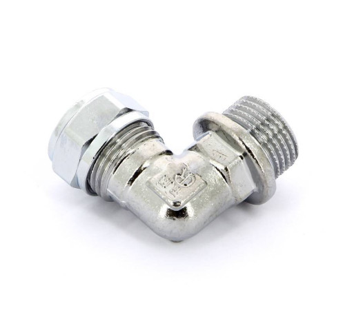 Угол обжимной хромированный Tiemme 15х1/2 наружная резьба 1130040