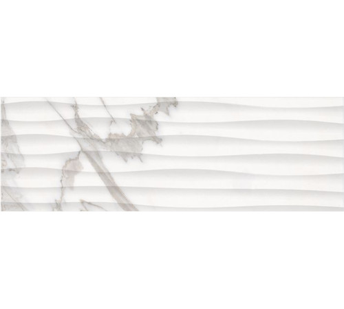Плитка настенная LB-CERAMICS Миланезе каррара волна 20х60 см 1064-0158-1001