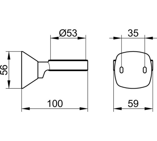 Держатель для стакана KEUCO CITY.2 хром 02750 010000