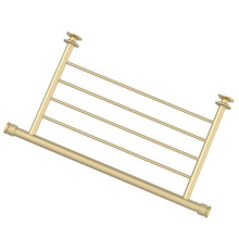Полка для полотенцесушителя Сунержа прямая 4 перекладины 43.8x24 см матовая шампань 022-2012-4370