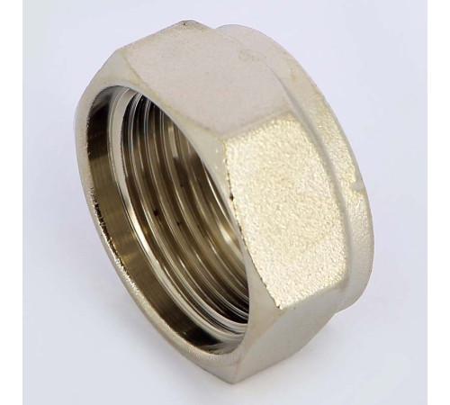 Заглушка латунная никелированная с внутренней резьбой Tiemme 1 1500247