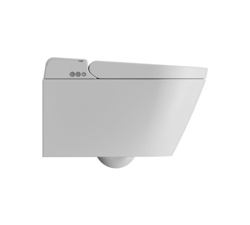 Унитаз-биде подвесной GSI WClean безободковый 590х375 мм белый матовый 7418K09