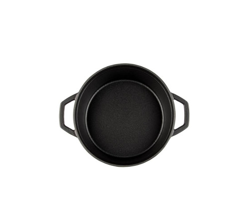 Кастрюля глубокая Hascevher Y DT 24 см Black Mat A900024