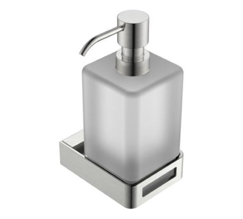 Дозатор для жидкого мыла подвесной Boheme Q никель 10957-NB