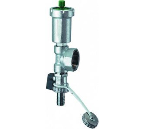 Концевой узел для коллектора FAR 1 ВР с автовоздухоотводчиком и сливным краном FK 4070 138