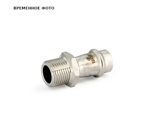 Муфта пресс с наружной резьбой Uni-Fitt 54 мм х 1 1/2 нержавеющая сталь 772S7600