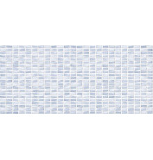 Плитка настенная Cersanit Pudra мозаика рельеф голубой 20x44 см PDG043D