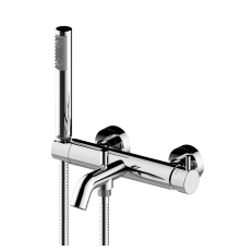 Смеситель для ванны BOSSINI TEO однорычажный со шлангом 1250 мм и лейкой Zen хром Z00723.030