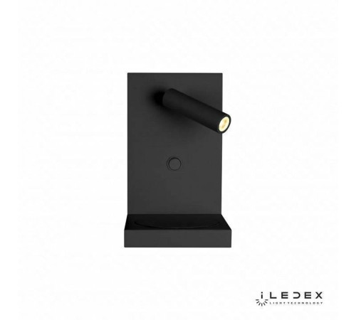 Бра с полкой iLedex iCharge 1831A BK