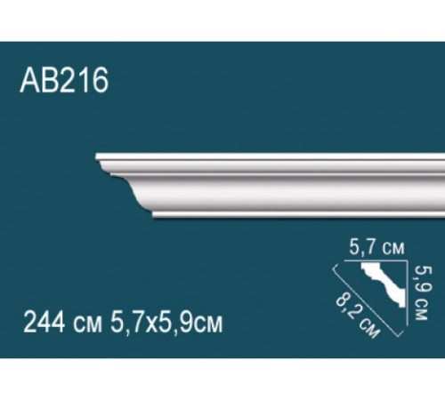 Карниз потолочный Perfect AB216 полиуретановый AB216