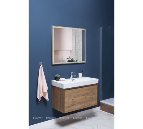 Тумба под раковину Aquanet Nova Lite 90 1+1 ящик дуб рустикальный 00249517