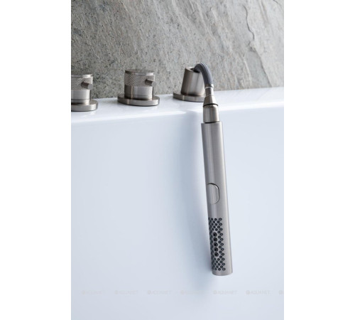 Смеситель на борт ванны Allen Brau Priority излив 190 мм брашированный никель 5.31007-BN