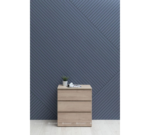 Комод Aquanet Сканди 700х400х797 мм 3 ящика дуб эдгрейн 00302549