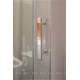 Душевой уголок Aquanet Delta 900x900x2000 мм R550 прозрачное стекло 8 мм NPE2142