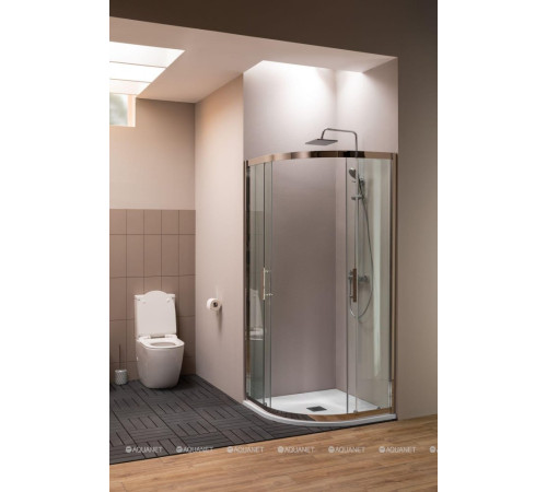 Душевой уголок Aquanet Delta 900x900x2000 мм R550 прозрачное стекло 8 мм NPE2142