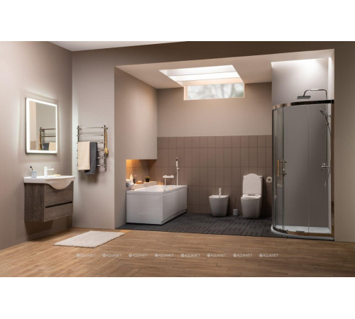 Душевой уголок Aquanet Delta 900x900x2000 мм R550 прозрачное стекло 8 мм NPE2142