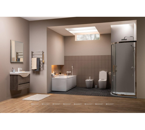 Душевой уголок Aquanet Delta 900x900x2000 мм R550 прозрачное стекло 8 мм NPE2142