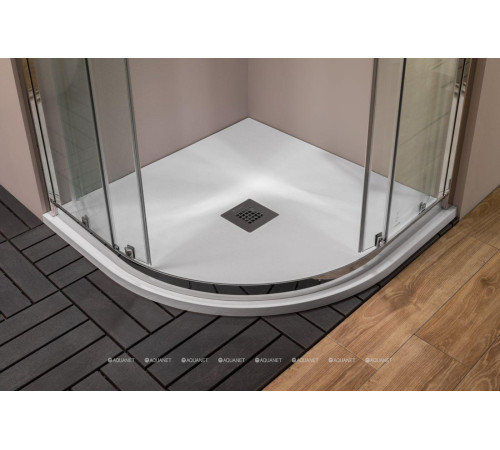 Душевой уголок Aquanet Delta 900x900x2000 мм R550 прозрачное стекло 8 мм NPE2142