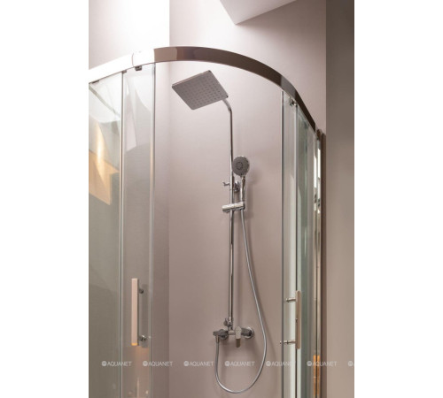 Душевой уголок Aquanet Delta 900x900x2000 мм R550 прозрачное стекло 8 мм NPE2142
