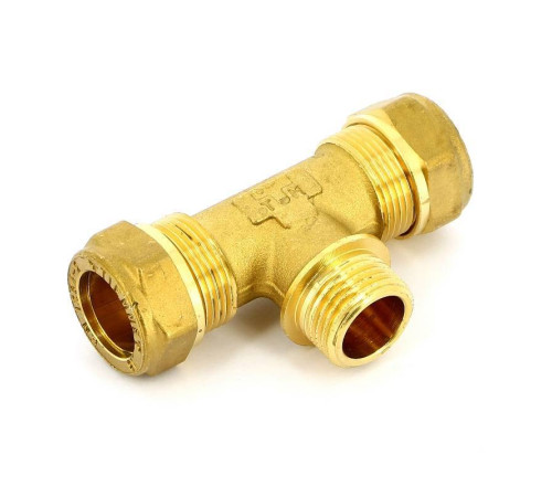 Тройник обжимной Tiemme 18х1/2х18 НР 1100207