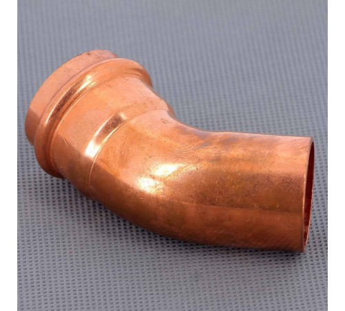 Угол-вставка 45° пресс Viega Profipress 35 мм медь 292539