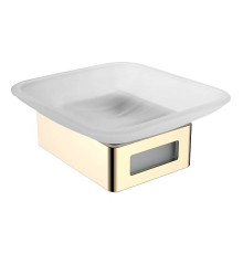 Мыльница подвесная Boheme Q квадратная золото 10943-G