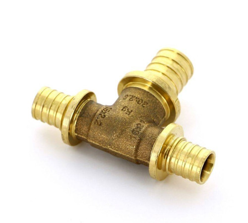 Тройник надвижной REHAU RAUTITAN RX 16х20х16 мм бронза 1377747