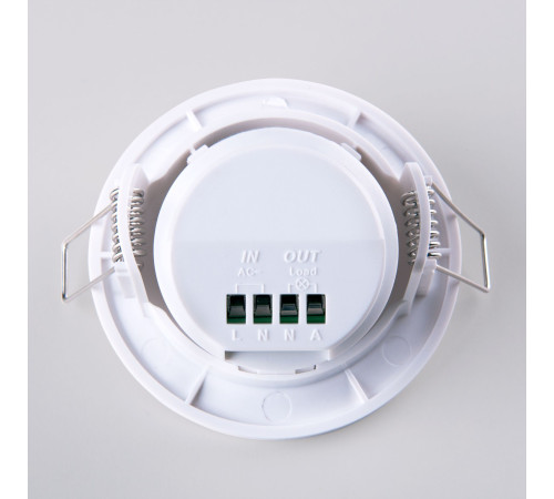 Инфракрасный датчик движения 8м 1200W 360° IP20 SNS-M-12 белый