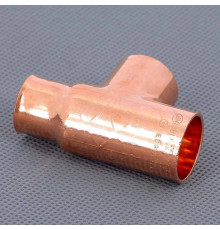 Тройник медный под пайку Viega 22х22х18 мм 104702