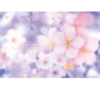 Панно из 4-х плиток Муза-Керамика Wonder 60х40 см P4D266