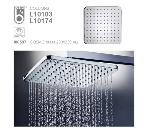 Душевая стойка Bossini Cosmo черный матовый L10103.073