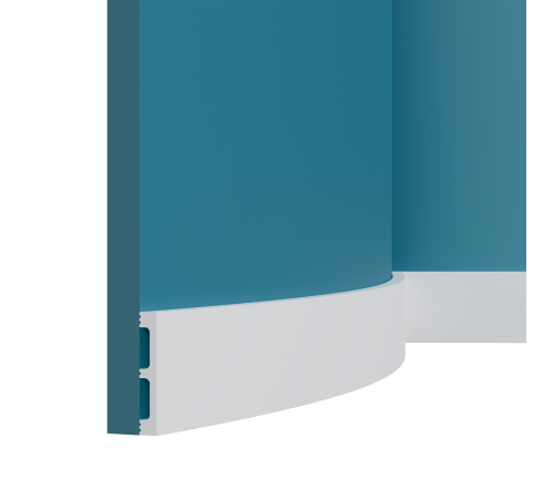 Плинтус напольный Perfect Plus P88F гибкий 80х16х2400 мм P88F