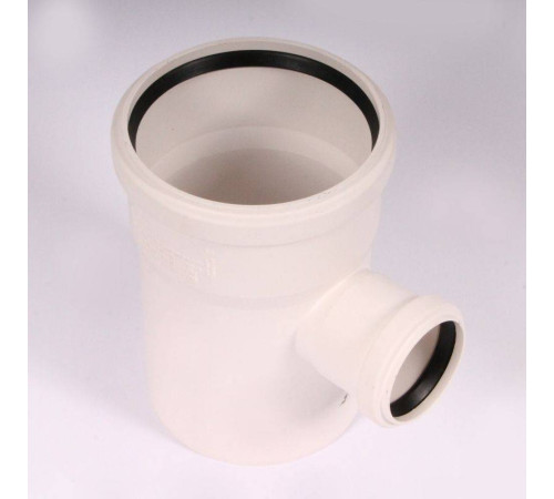 Тройник канализационный REHAU RAUPIANO PLUS 110/50/87° 121324