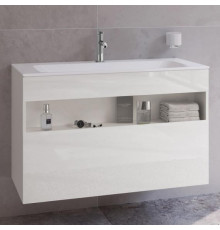 Тумба под раковину KEUCO STAGELINE 1000x490x625 мм 1 ящик с сифоном белый 32872 300000