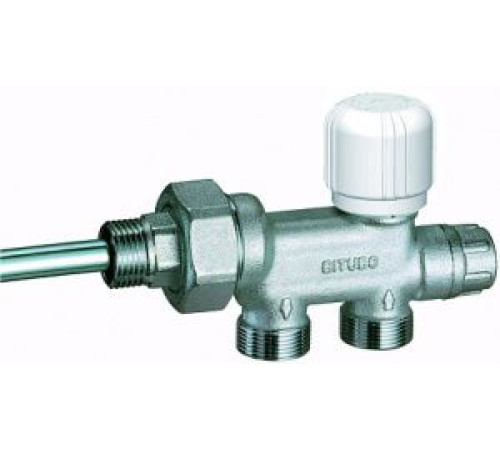 Узел радиаторный терморегулирующий FAR нижнее подключение 1/2хM24x19 FV 1430 C12