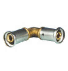 Угольник 90° Henco латунь пресс 26x26 мм 1P-2626
